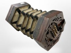 A 19th-century Lachenal & Co. concertina (as found).