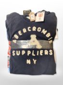 Sixteen Men's T-Shirts : Abercrombie & Fitch, Hollister, etc, Sizes XL & XXL, Various Colours,