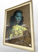 After Tretchikoff : Chinese girl, colour print,