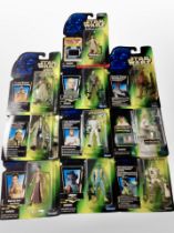 Ten Kenner Star Wars figurines, boxed.