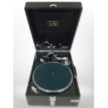 A His Masters Voice table top gramophone