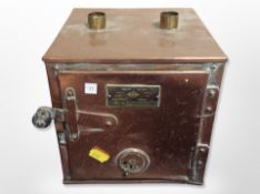 A W & J George Becker 'Nivoc' copper laboratory oven,