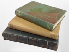 Three volumes comprising Children of the Forest: A Story of Indian Love by Egerton R Young,