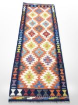 A Chobi kilim runner 188 cm x 66 cm