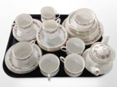 Approximately thirty pieces of Paragon Belinda tea china