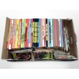 A box of vintage boy's annuals, War Lord, Victor, The Dandy,