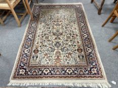 An Isfahan rug, Central Iran, signed,