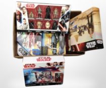 Five Hasbro Disney Star Wars figures,