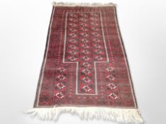 A Bokhara prayer rug, Afghanistan,