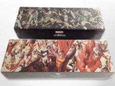 Two Upper Deck Trading Card box sets - DC Justice League of America and The Avengers