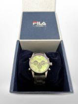 A Fila Gent's wristwatch in box