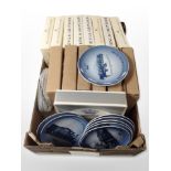 A box of Bing & Grondhal collector's plates,