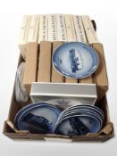 A box of Bing & Grondhal collector's plates,