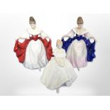 Three Royal Doulton figures Sara HN 3308,