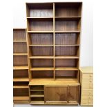 A 20th century Danish teak bookcase,