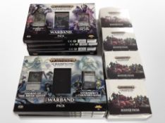 Eleven Games Workshop War Hammer Age of Sigmar trading card box sets