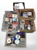Five boxes of CD's and CD blanks