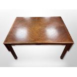 A Danish teak drop leaf coffee table,