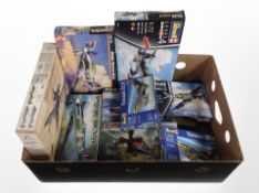 Nine Revell, Air Fix and other model sets including air craft,