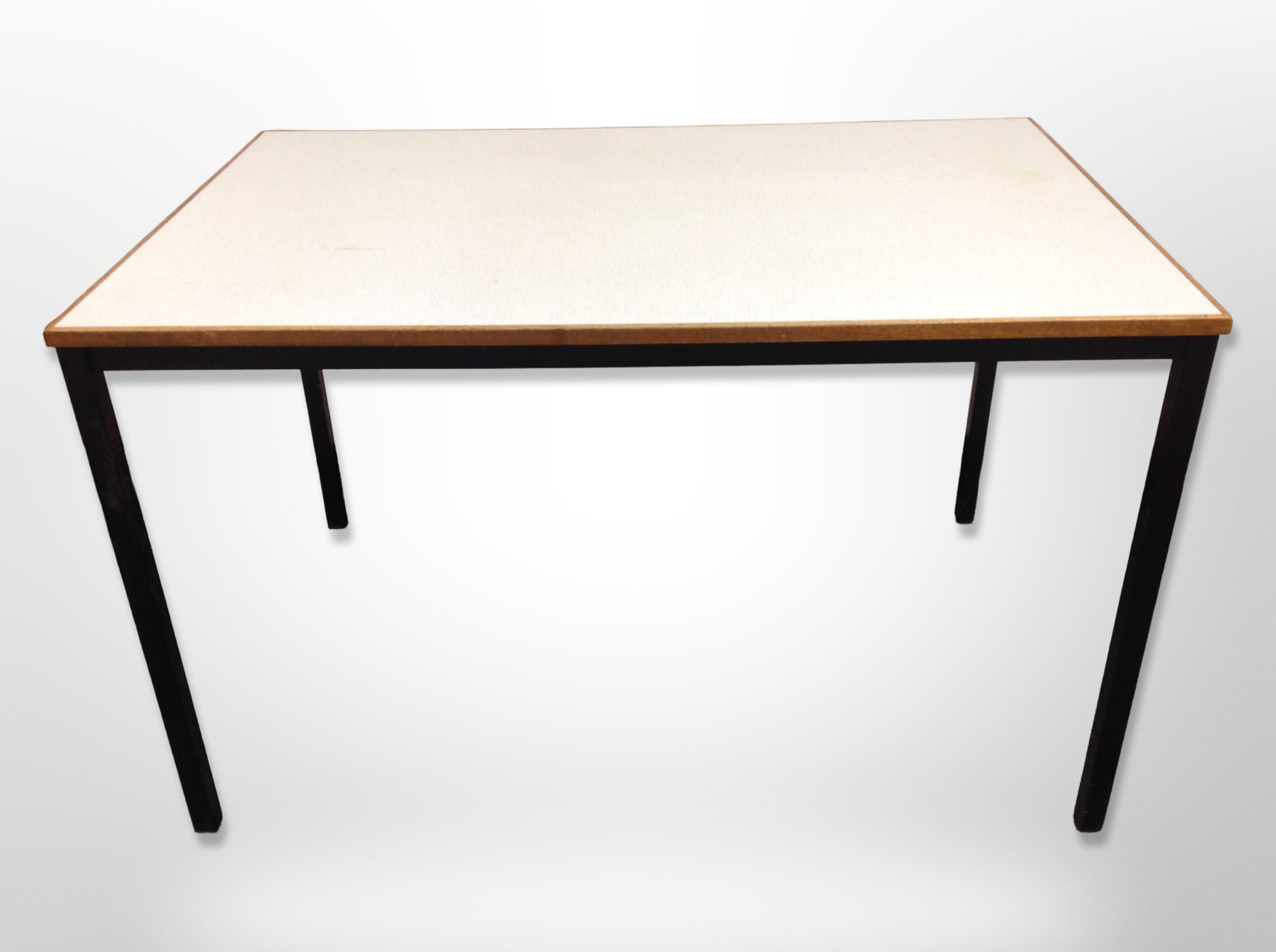 A 20th century Scandinavian melamine topped kitchen table,