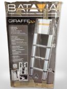 A Batavia Giraffe telescopic ladder in box