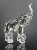 A Waterford Crystal elephant, height 17 cm, boxed.