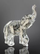A Waterford Crystal elephant, height 17 cm, boxed.