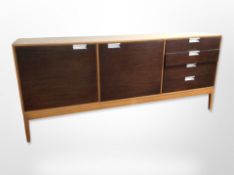A Stag stained teak low sideboard,