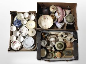 A quantity of 20th-century ceramics, Royal Albert Harvest Poppy part tea set,