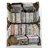 Two crates containing one hundred and thirteen DVD's and DVD boxed sets : Romantic comedy,