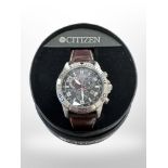 A Citizen Eco-drive wristwatch with box