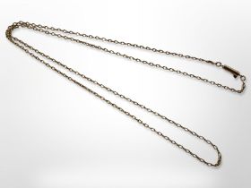 A 15ct gold chain, length 49cm CONDITION REPORT: 3.