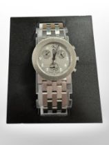 A Calvin Klein stainless steel wristwatch in box