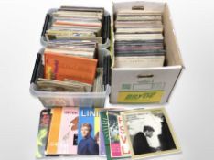A quantity of vinyl LPs, box sets, 78s and singles, mixed genres.