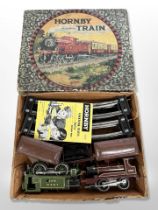 A Hornby clockwork train set in box