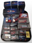 Atlas Editions boxed diecast wagons, together with further Oxford diecast vehicles, Corgi Classics,