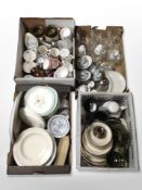 A large quantity of 20th-century ceramics, dinner china, Denby drinking glasses, etc.