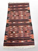 An eastern flat weave Kilim,