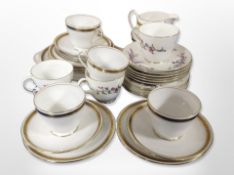 19 pieces of Shelley Athens tea china, and a further 15 pieces of Wedgwood Devon Sprays tea china.