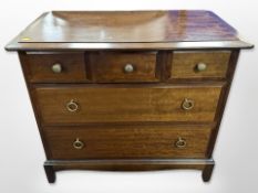 A Stag five drawer chest,