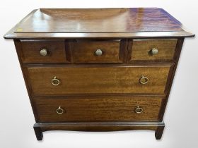 A Stag five drawer chest,