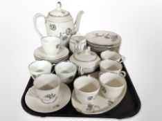 29 pieces of continental porcelain tea china.