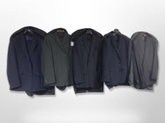 A group of gent's blazers, some with matching trousers including Farah, Fellini, Charlton Gray,