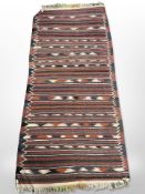 An eastern flat weave kilim,