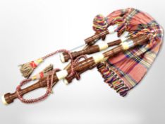 A set of child's bagpipes.
