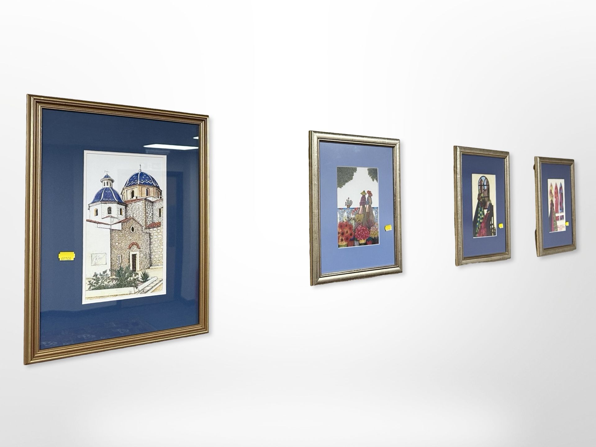 After Nuno (Contemporary) : Six colour prints depicting buildings,