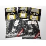 Five pairs of Orn and other work trousers.