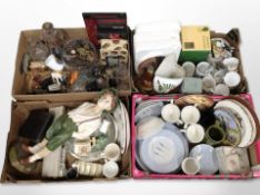 A large quantity of 20th-century ceramics, ornaments, collector's plates, silver-plated wares, etc.