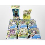 Eight Playmates Ben 10 figurines, boxed.