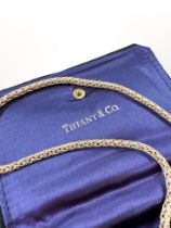 A Tiffany & Co 14ct yellow gold rope link necklace, length 46 cm,